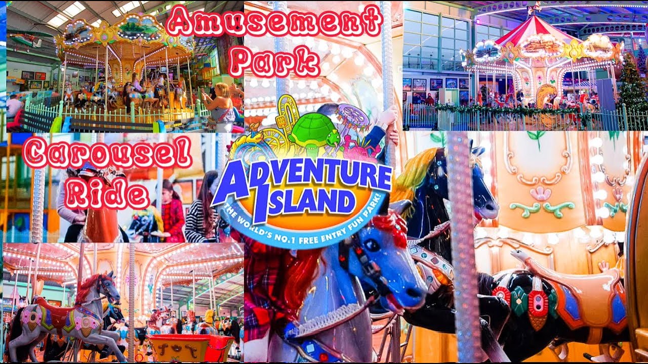 Amusement Parks - Cool Carousel Ride Adventure Island - YouTube