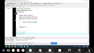 Lecture 25 - part 1 : character arrays introduction