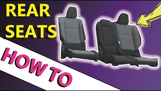 Step By Step 2013 Ford Escape Back Seat Removal (2013 - 2016): HOW TO ESCAPE