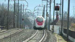 Schweizer Eisenbahnimpressionen im März 2022