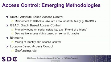 SDC 2018 - Cloud Storage Pluggable Access Control