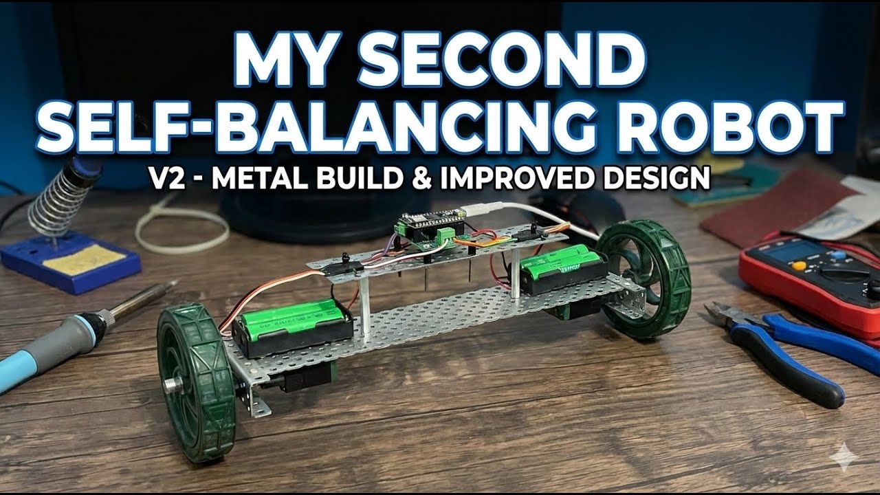 My Self-Balancing Robot: From Messy Prototype to Pro Build - YouTube