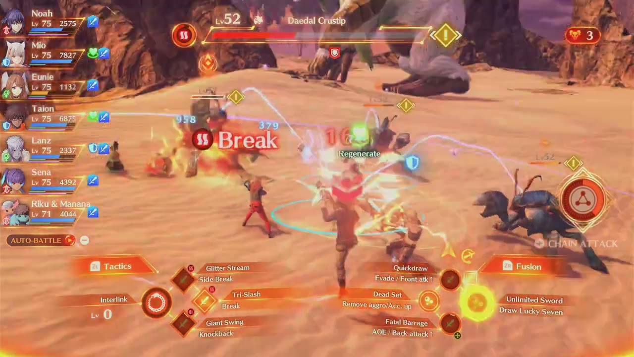 MINI-BOSS: Daedal Crustip, Culinary Repertoire | Xenoblade
