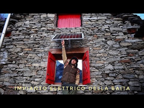 The electrical system (OFF-GRID) of the hut