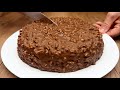 Una deliziosa torta al cioccolato fatta in casa! Lo faccio quasi tutti i giorni. Dolce in 15 minuti