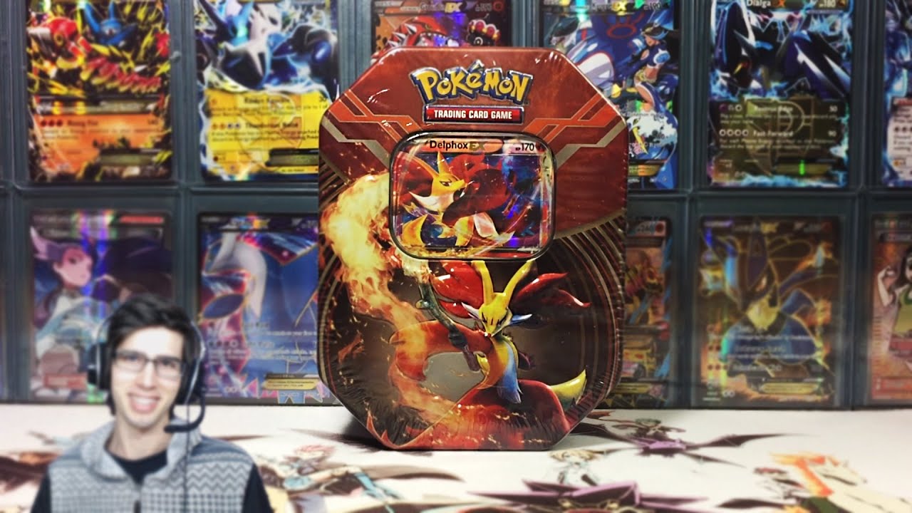 Pokemon XY 2014 Kalos Power Tin Delphox-EX