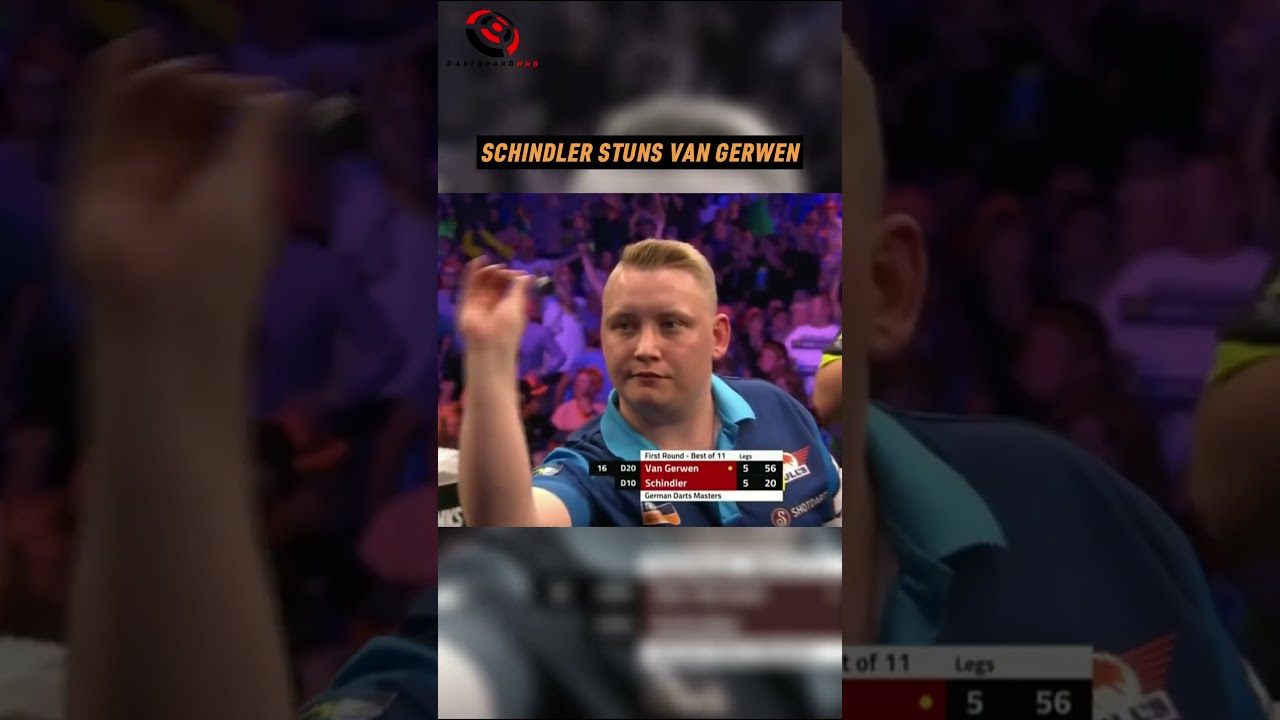 Schindler stuns Michael van Gerwen 