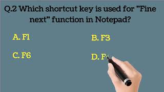 Important Notepad Five Questions #notepad #computer #question