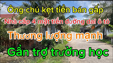 Ông chú kẹt tiền bán gấp căn nhà cấp 4 mặt tiền đường dal ô tô 2.000m2 điện nước đầy đủ