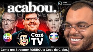 EXPLICANDO COMO A CAZÉTV “ROUBOU” A COPA DO MUNDO DÁ GLOBO - Maicon react
