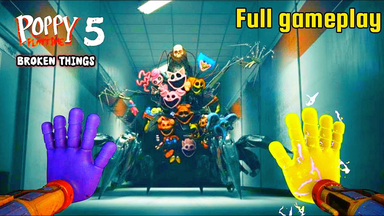 Poppy Playtime Chapter 5 Broken Things Full Gameplay (Fan Game)