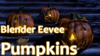 Blender Eevee - Pumpkins