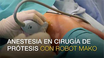 ¿Qué tipo de anestesia se utiliza para la prótesis de rodilla?