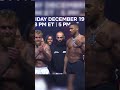 JAKE PAUL GRABS ANTHONY JOSHUA DURING WEIGH IN