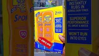 🌴 Perfect for Everyday Outdoor Activities: shop via :www.exprimi.co.ke #banananoatsunscreen #fypシ