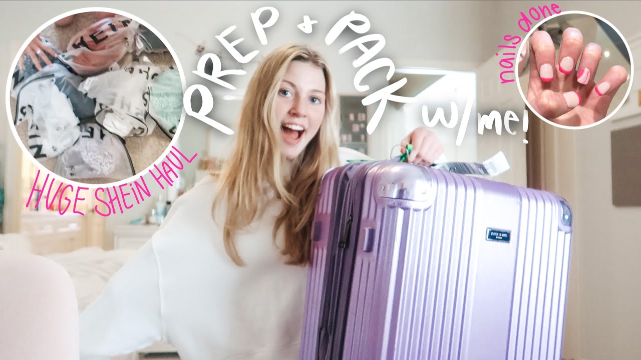 PREP AND PACK WITH ME FOR SPRING BREAK 2022! | *huge shein haul for a tropical vacay*