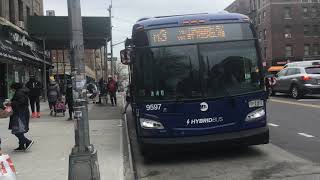 MTA BUS: RARE 2021 New Flyer Xcelsior XDE40 [9597] M3 Bus @ St Nicholas Avenue & West 190th Street
