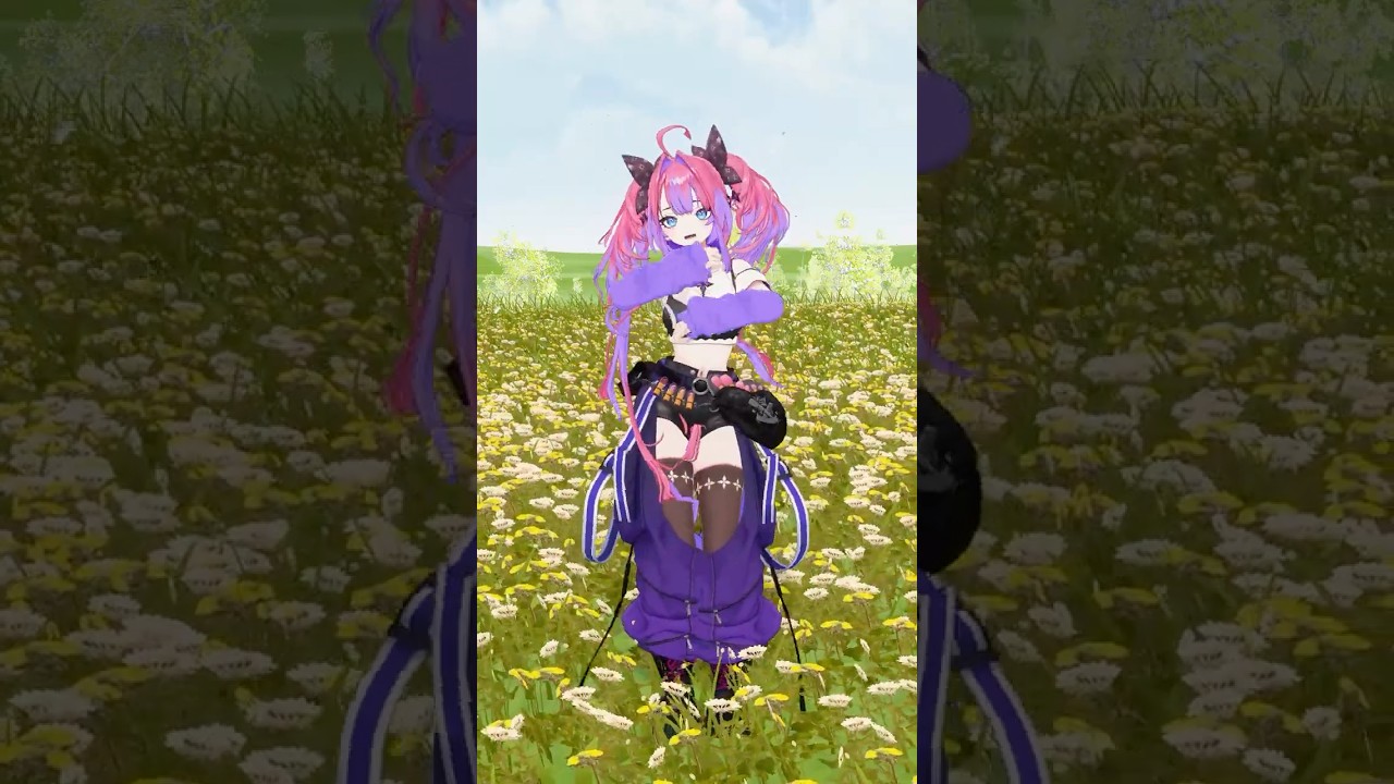 【まいたけダンス】腕が筋肉痛になるまでぐるぐる🌀【綺々羅々ヴィヴィ】#vtuber #hololive #儒烏風亭らでん #shorts