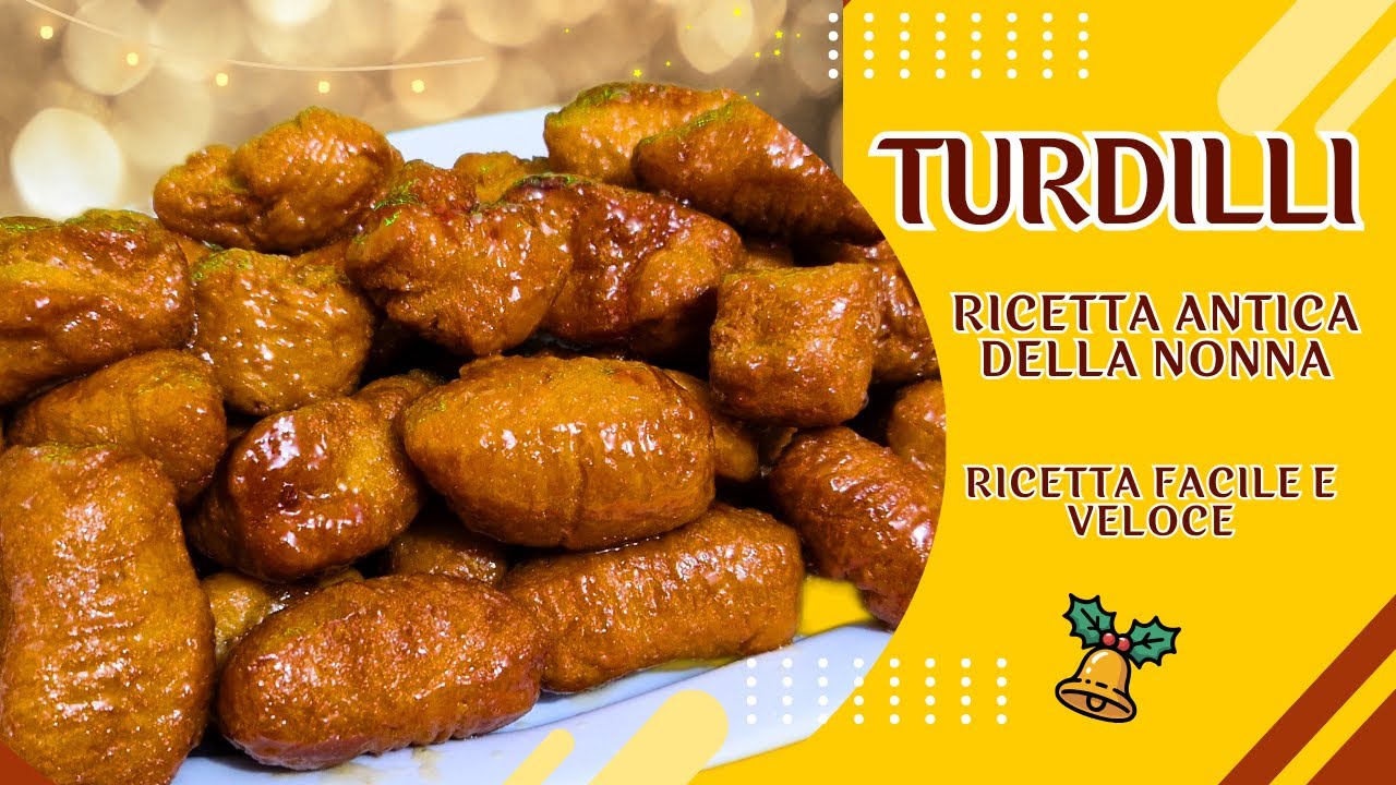 TURDIDDRI O TURDILLI Calabresi - Ricetta antica della nonna da 50 anni -semplici originali e morbidi