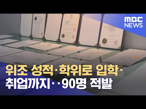 90 Caught for Using Forged Transcripts and Degrees to Gain Admission and Employment (10/26/2022/N...