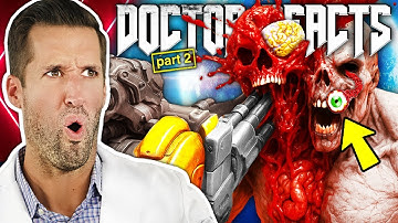 ER Doctor REACTS to DOOM Eternal Glory Kills (PART 2)