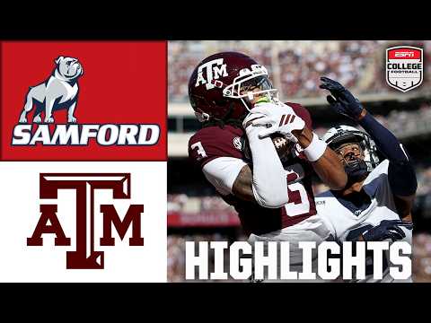 Samford Bulldogs vs. Texas A&M Aggies | Full Game Highlights | ESPN College Football