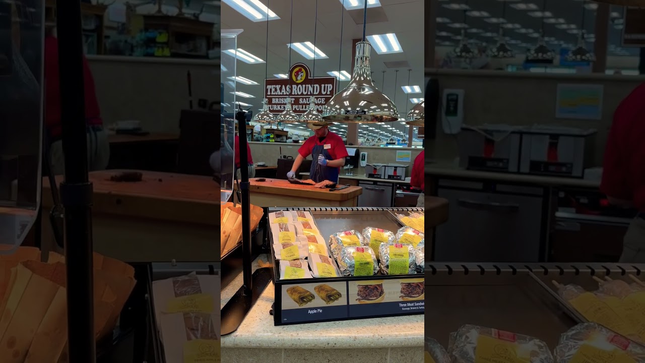Braised… Brisket on the board! At Buc-ees 