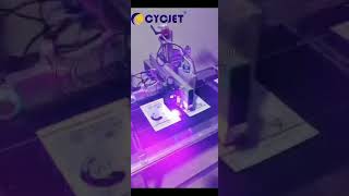 How to Print Recognizable QR Code GS1 Code on Plastic Bag Label by CYCJET UV Inkjet Coding Machine