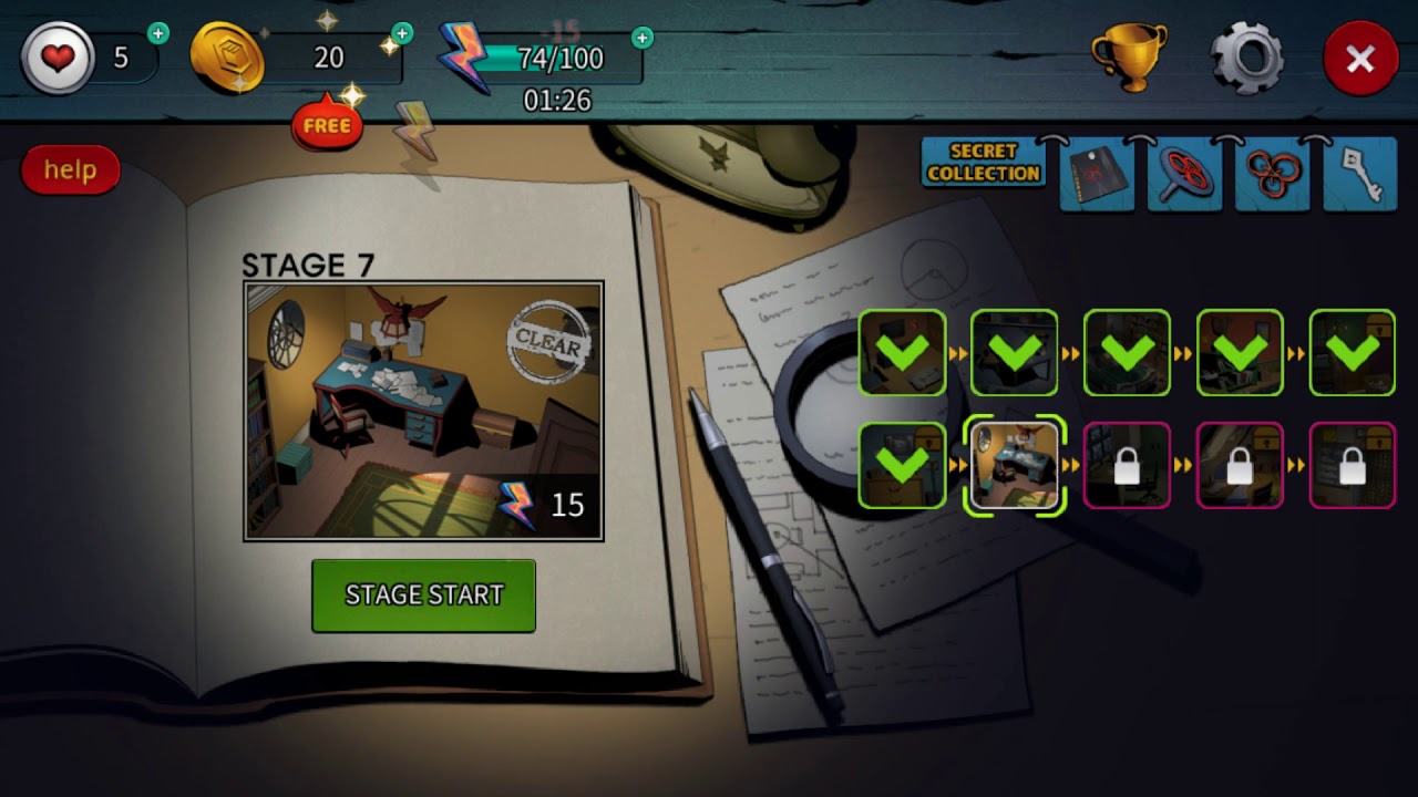 Doors & Rooms 3 chapter 1 stage 7 : solved horse puzzle