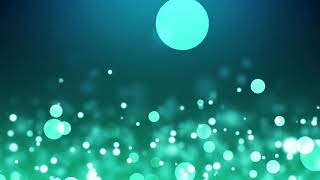 No Copyright VJ, DJ Loops: Green bright circles looped animation background