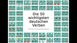 Die 50 wichtigsten deutschen Verben