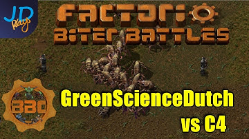 Factorio PvP Biter Battles ⚙️ BBChampions ⚙️  GreenScienceDutch vs C4