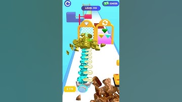 INSANE!! Gem Stack Run 315 #shorts #gaming #youtubeshorts