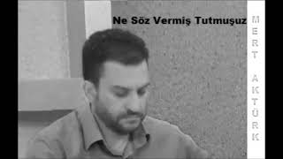 Ne Söz Vermiş Tutmuşuz // Mert Aktürk Resimi