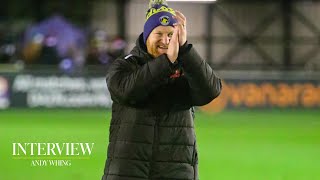 💬 INTERVIEW | Andy Whing's reaction to victory over AFC Fylde