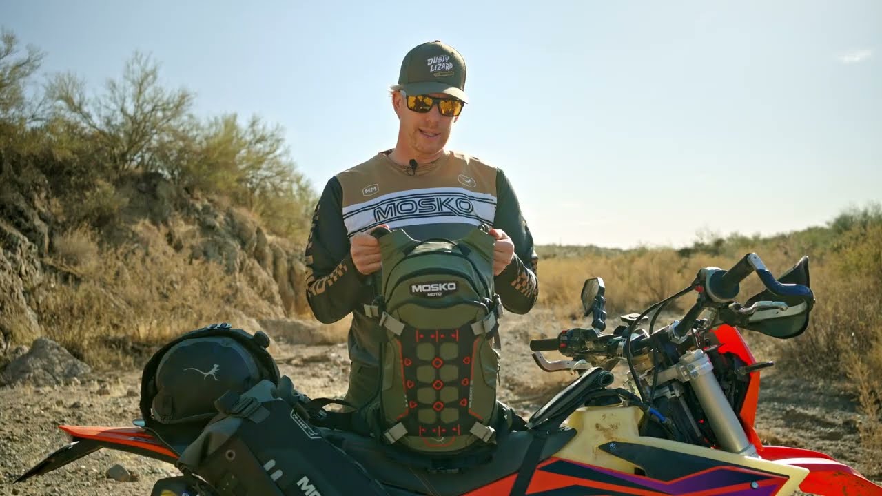Wildcat 12L Motorcycle Backpack Overview | Mosko Moto - YouTube