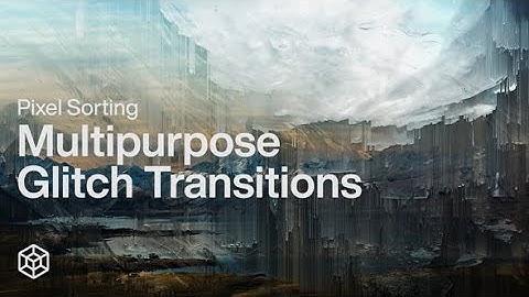 Premiere Pro Template: Pixel Sorting - Multipurpose Glitch Transitions