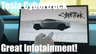 A Full In-Depth Review of the CyberTruck's Infotainment System! (Best in Class?)