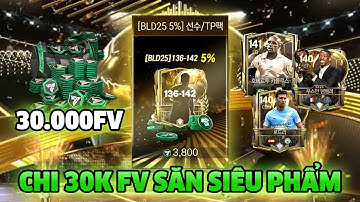 CHI 33.000FV MỞ PACK QUẢ BÓNG VÀNG 5% LIỆU CÓ NGON TRONG FC MOBILE HÀN QUỐC