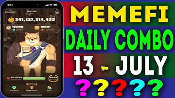 Memefi Daily Combo 13 July 2024 | today memefi 4,000,000 coin