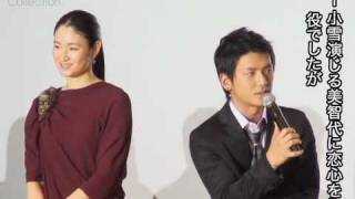 小雪に抱きしめられた子役少年、顔真っ赤っかにして感想を語る／映画『信さん・炭坑町のセレナーデ』初日舞台挨拶