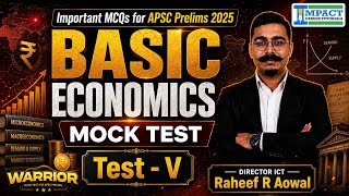 Important MCQs for APSC Prelims 2026 | Warrior Mock Test - V  Discussion by Raheef Sir