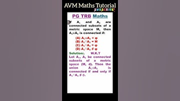 Topology | metric space | #pgtrb  | #pgtrbmaths | #pgtrb2025 | #csirnet | #tnset