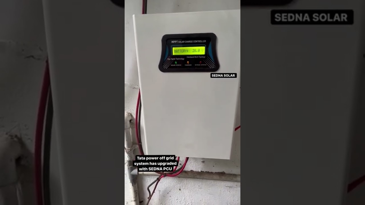 TATA SOLAR Off grid system Upgraded with SEDNA PCU | Anert | TATA POWER