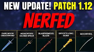NEW ELDEN RING UPDATE! Patch 1.12 Elden Ring Breakdown