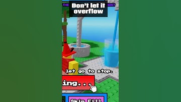 💦Roblox Don’t Let it Overflow (an underrated game) #roblox #shorts