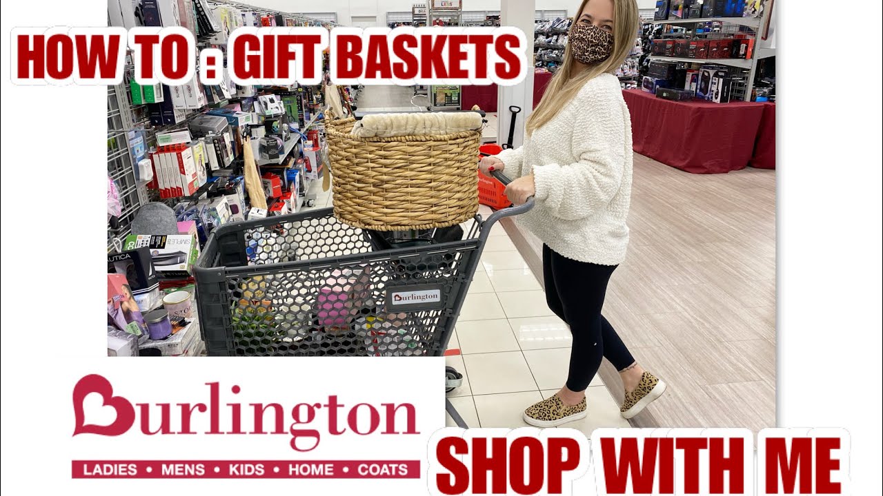 BURLINGTON SHOP WITH ME HOW TO GIFT BASKETS VLOGMAS DAY 18 YouTube