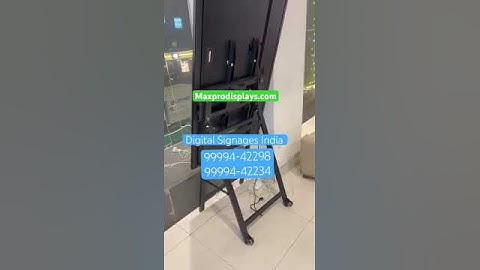Led Digital standee | Video standee | Digital easel standee #digitalsignage #digitaldisplay