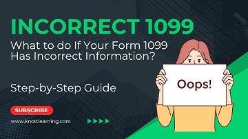 My Form 1099 Is Wrong - What to do Next?