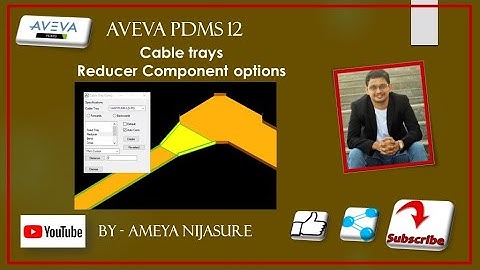 AVEVA PDMS   Cable trays   Reducer component